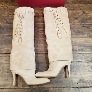 Valentino Knee High Boots Rockstud